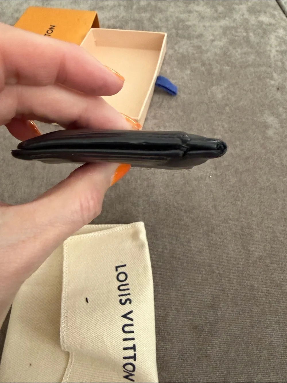 Louis Vuitton Box, Dust cover, and card holder